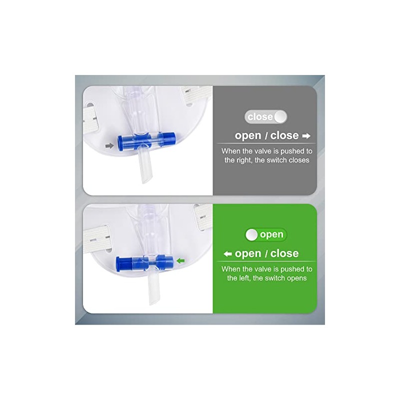 Easy-Tap Leg Bag Urinary Drainage Bag, 1000ml, Anti-Reflux Valve, Cloth