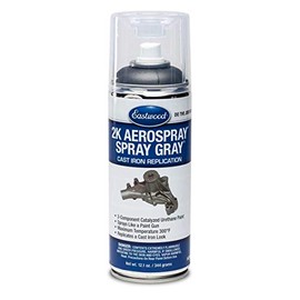 Eastwood Two Chamber Sprays Like Paint Gun Matte Finish 2K AeroSpray Spray Gray