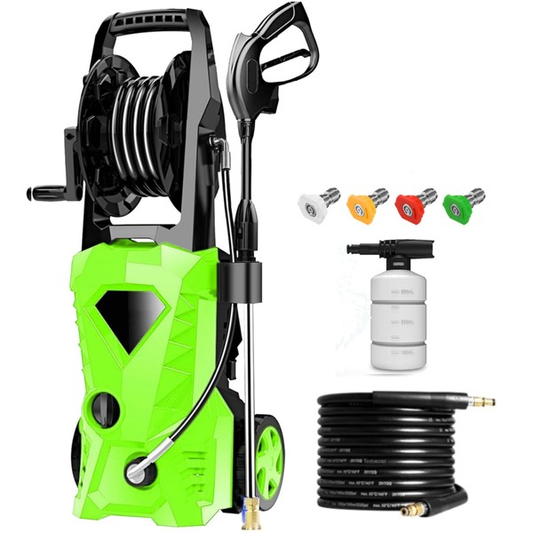 Pressure Cleaner, 2000PSI High Power Cleaner with 33 FT Extension