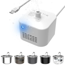 Vividorama Cat Water Fountain Pump with LED Light for 0.7gal/101oz Pet Water Fountain(BY901)