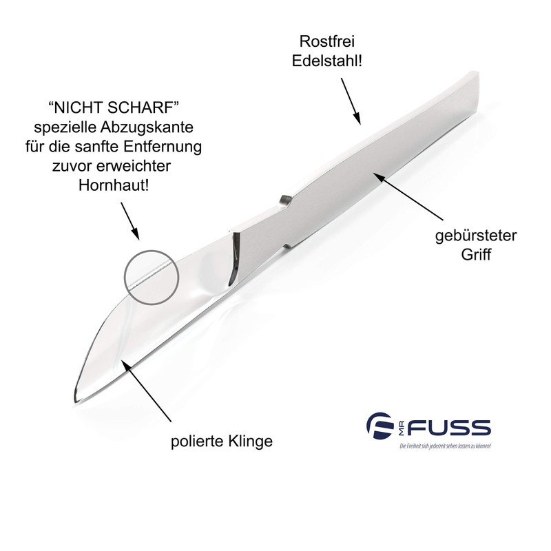 Mr. Fuss Callus Scraper Callus Remover Blunt Scalpel Cream Scraper