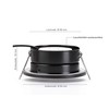 lambado® LED Spotlights Flat for Bathroom IP65 in Black -
