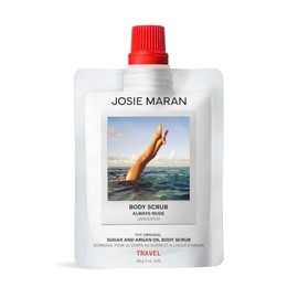 Josie Maran Always Nude Sugar & Argan Oil Exfoliante Corporal, Viajes, 2 onzas en peso