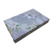 Tadashi Itosho GM3933 Cotton Gauze Blanket Cover, Flower, Blue, 57.1