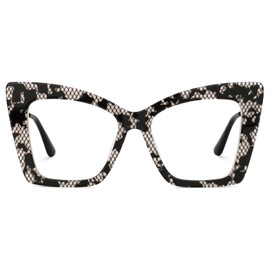 Zeelool Retro Butterfly Glasses for Women Blue Light Blocking Glasses Anti Eyestrain Eyewear ZJGX197476 Black