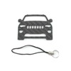BlackStuff Carbon Fibre Keyring with Lanyard Compatible with Grand Cherokee