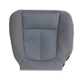 AOUTTUOA Driver Side Bottom Colth Replacement Seat Cover Steel Gary （#MS US or CS - On VIN ） Compatible with Ford F150 2011 2012 2013 2014 | Breathable， Comfortable & Skin-Friendly