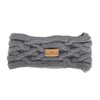 Aran Traditions Cable Knitted Style Headband (Slate)