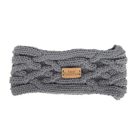 Aran Traditions Cable Knitted Style Headband (Slate)