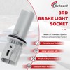 Svicari High Mount Stop Light,Third Brake Light Socket for KIA