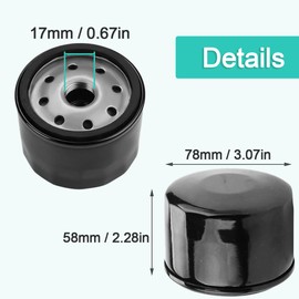 ZAMDOE 696854 Oil Filter for Briggs & Stratton 492932 795890 695396 492932B 492056 842921 AM125424 for Kawasaki 36563 49065 7007, with Spark Plug Fuel Filter