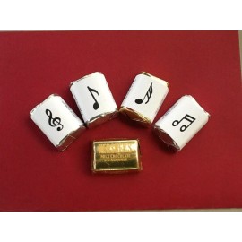 Handmade 120 Musical Note Candy Wrappers - Fits Hershey's Nugget Bars CANDY NOT INCLUDED