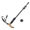 3 Section Retractable Hiking Stick Aluminum Alloy Mountaineering Balance Pole