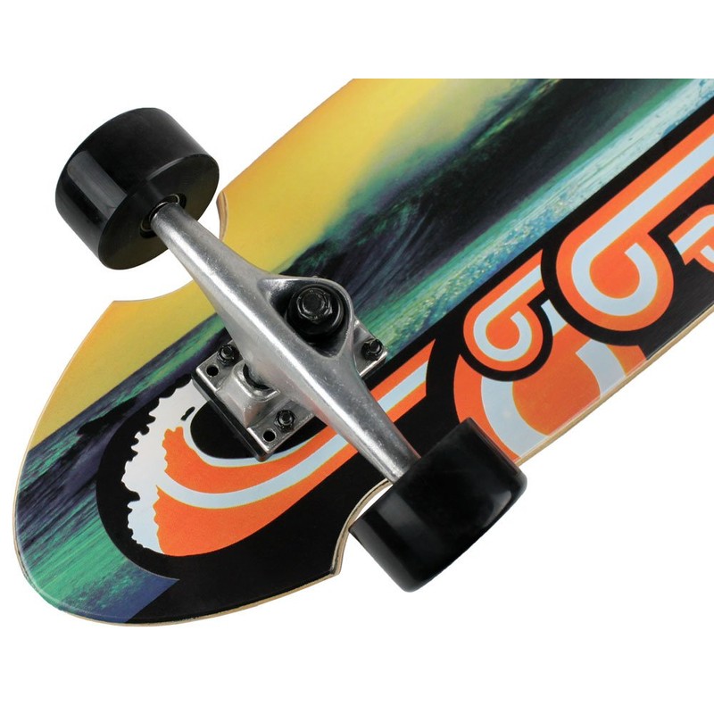 Krown Wave Sunset Complete Longboard Skateboard