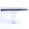 Amarine Made 2Pcs Wall Mounted Aluminum Tournament Style Single Rod