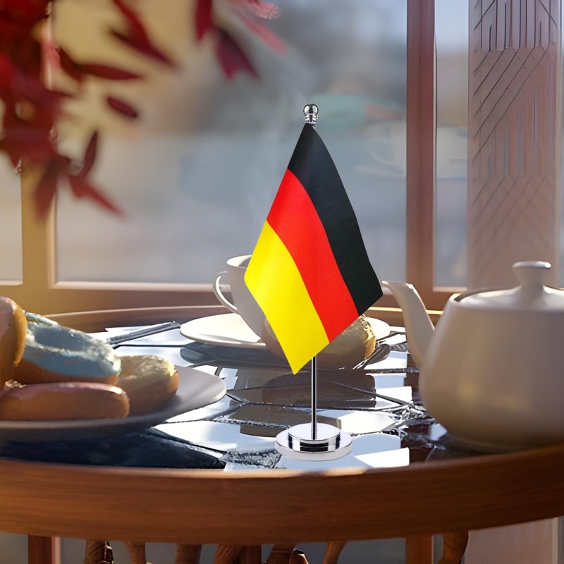 Germany Table Flag German Flag 21 x 14 cm Steel
