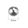 sourcing map 5pcs 15mm 201 Stainless Steel Bearing Balls G200