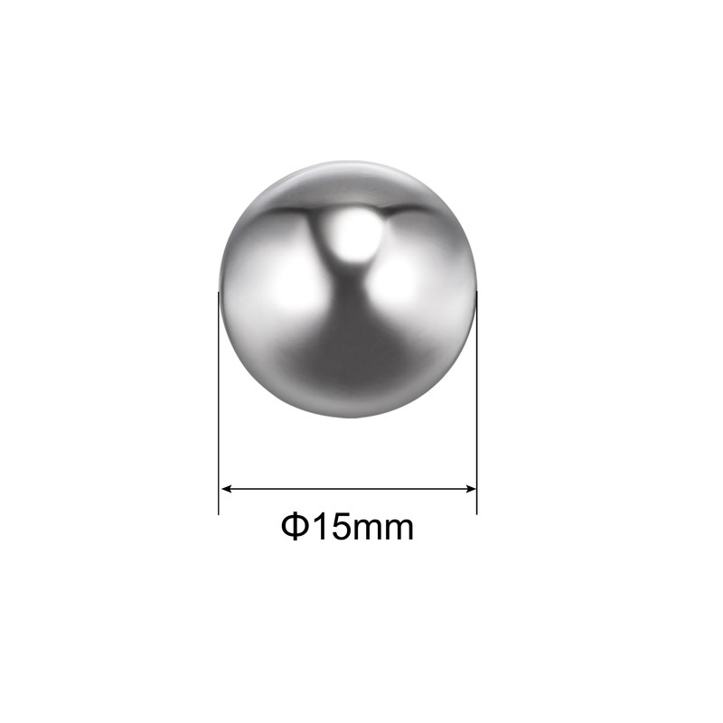sourcing map 5pcs 15mm 201 Stainless Steel Bearing Balls G200