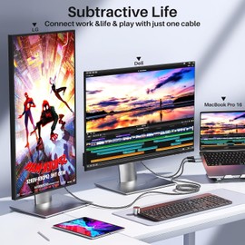 ZeroneTeck USB C Cable [3-Pack 3.3FT], USB C 3.2 Gen 2 Cable 20Gbps High Speed Data Transfer, 4K Monitor Video Output 100W Charging