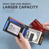 Cartera Hombre Minimalista Rfid Bloqueo Con Clip De Billetes