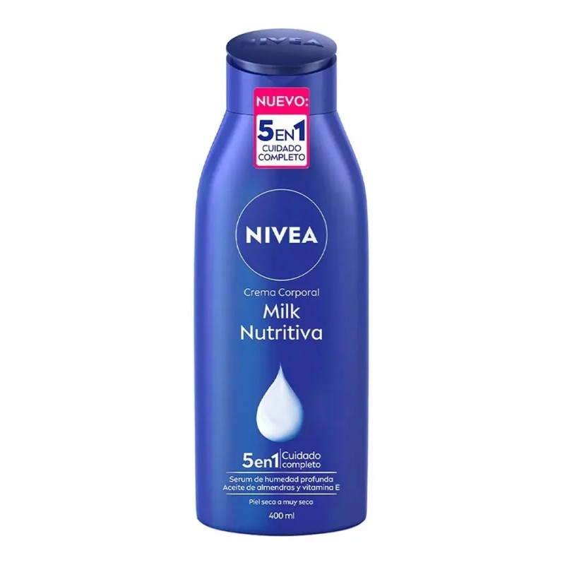 Crema Corporal Nivea Milk Nutritiva Humectante 400ml