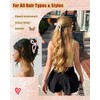 3pcs Bow Hair Clips for Women, Cute Hair Claw Clip