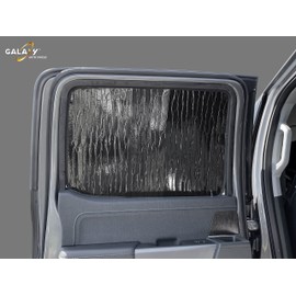 GalaxyAutoShield Custom Fit Rear Side Window Sunshades (2pcs) for 2021 2022 2023 2024 Ford F150 F-150 Pickup - Super Crew Cab - UV Reflector Privacy Insulated Protection (Made in USA)