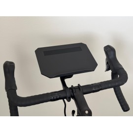 Indoor Bike Trainer Tray - Large - Flat - Compatible with Wahoo - Black