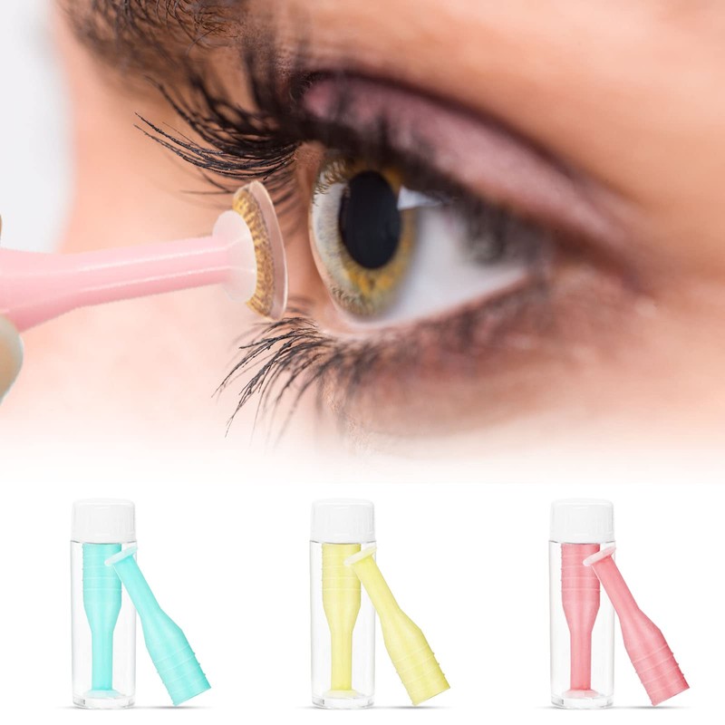 12Pcs Soft Contact Lens Remover Tool, Contact Lens Applicator Contact