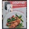 Gourmia 6-qt. Window Air Fryer - 12 One-Touch Cooking. Black