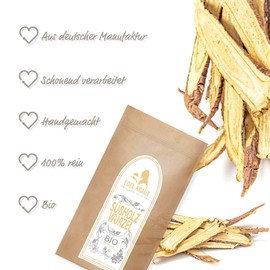 Liquorice Root Tea Organic 100 g | Premium Organic Freshwood Root Tea Natural Cut - Licorice Root Tea - Licorice Root Tea - Licorice Free from Any Artificial Additives - Organic Cultivation -