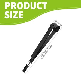 NOLACE 1 x carry strap, brush cutter, black, carrying strap, brush cutter, grass trimmer, breathable and comfortable carrying strap, brush cutter, shoulder strap for weed trimmer, brush cutter belt