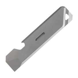 AXUYU Titanium Pry Bar, Titanium EDC Pry Bar, Outdoor Multi-functional EDC Tools, Mini EDC Pry Bar Tool with Bottle Opener, Crowbar,and Keychain