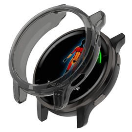 AWADUO Compatible with Garmin Venu 2S Protective Case, Smartwatch TPU Protective Cover Case Soft Shell Compatible with Garmin Venu 2S Black