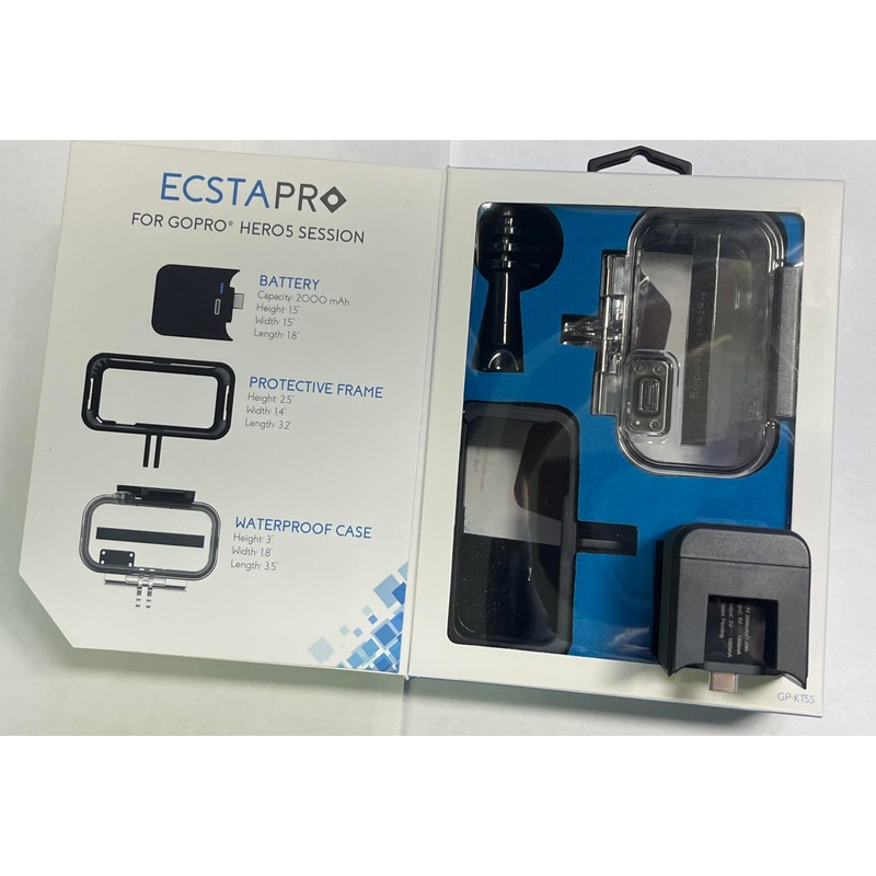 Ecstapro Sabrent Underwater Dive Housing Camera Case Tripod Adapter Frame