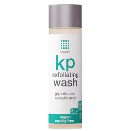 Touch Keratosis Pilaris Exfoliating Body Wash Cleanser - KP Treatment with 15% Glycolic Acid, 2% Salicylic Acid, Hyaluronic Acid - Low pH - Smooths Rough & Bumpy Skin - Gets Rid Of Redness, 8 Ounce