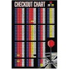 Love By Canvas Darts Checkout Chart Poster - Professional Scoring
