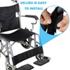 JDFHFGB 2 PCS Wheelchair Calf Strap, Lightweight Soft Footrest for