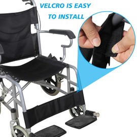 JDFHFGB 2 PCS Wheelchair Calf Strap, Lightweight Soft Footrest for Disabled Elderly,Transporter Leg Strap Support Lower Leg, Medical Leg Restraint Use Oxford Cloth Material 20.5 x 3.9 Inch F256