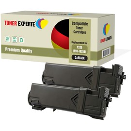 TONER EXPERTE® 593-10258 Pack of 2 Black Toner Cartridges compatible for Dell 1320 1320c 1320cn (2000 Pages)