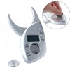 Healifty Plicometro Manual Body Fat Type Wrinkled Analyzer Synthetic Leather