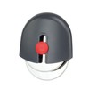 Casabella Cut 'n Slice Pizza Cutter, Dark Grey/Red