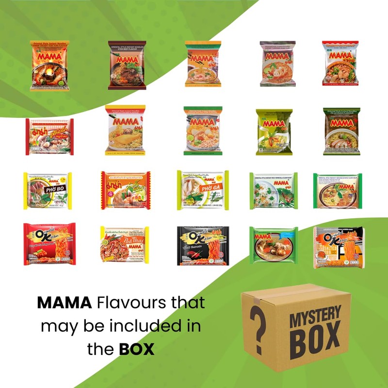 High Class Grass Wai Wai Noodles and Mama Ramen Thai