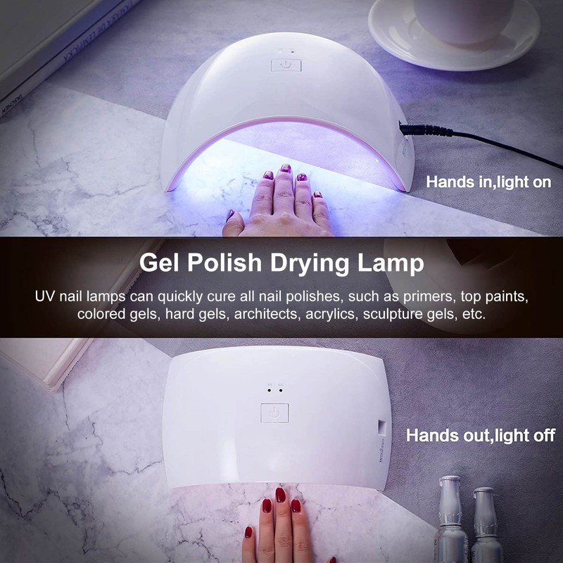 Professional Gel Polish Dryer UV LED Dual Light Sources Nail