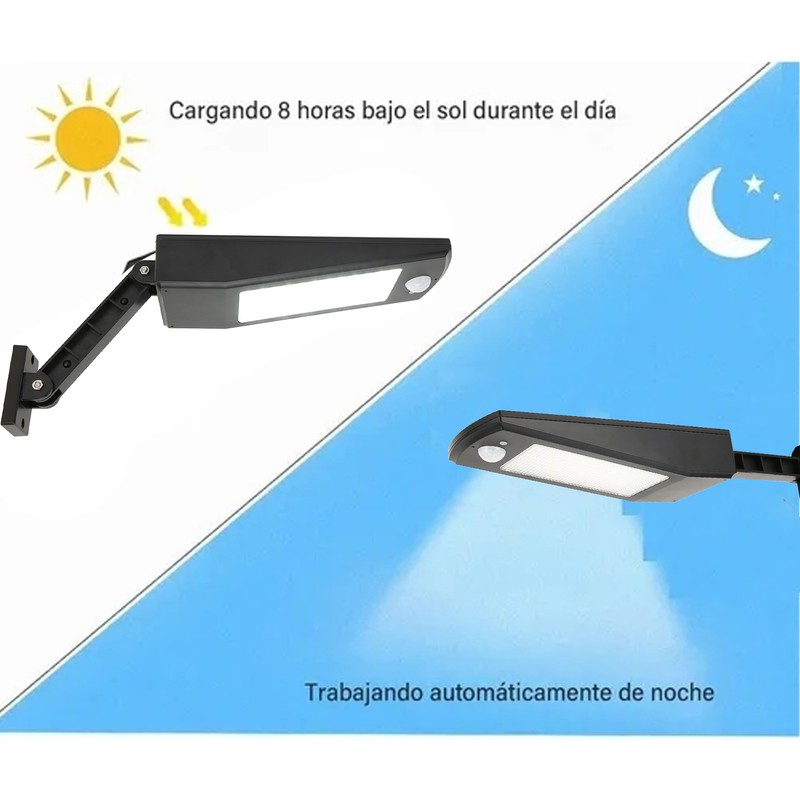 Motion Sensor Wall Light 48LED Solar Wall Lights Adjustable Angle