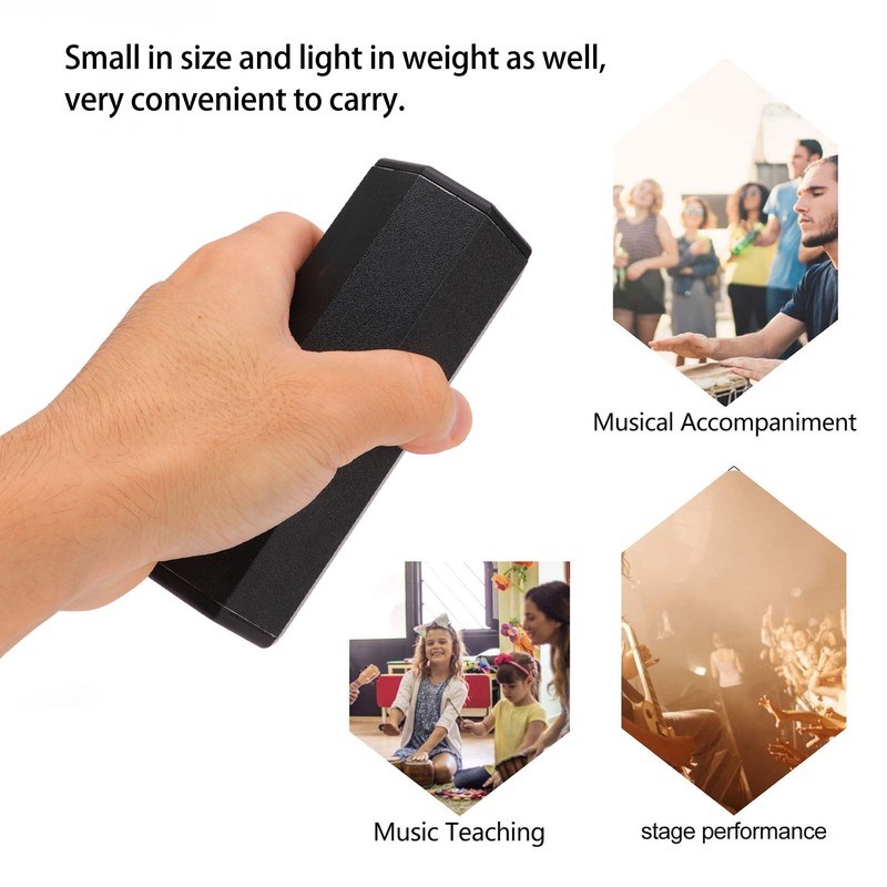 Sand Shaker Maracas Octagonal Hammer Rattle Percussion Instrument for Playing