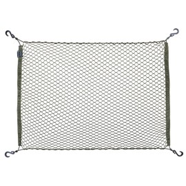 Amon OGC 8607 Mesh Net for Vehicle Cargo Area, 23.6 x 35.4 Inches (60 x 90 cm), Cord Diameter 0.2 Inches (4 mm), Prevents Cargo Shift and Expands Storage Space, Stretchable