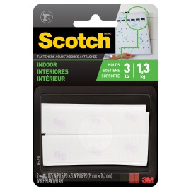 Scotch Indoor Fastener Strips: 3/4 in. x 18 in. (White)