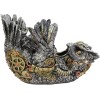 Ebros Steampunk Great Horned Owl Wine Bottle Holder with Painted