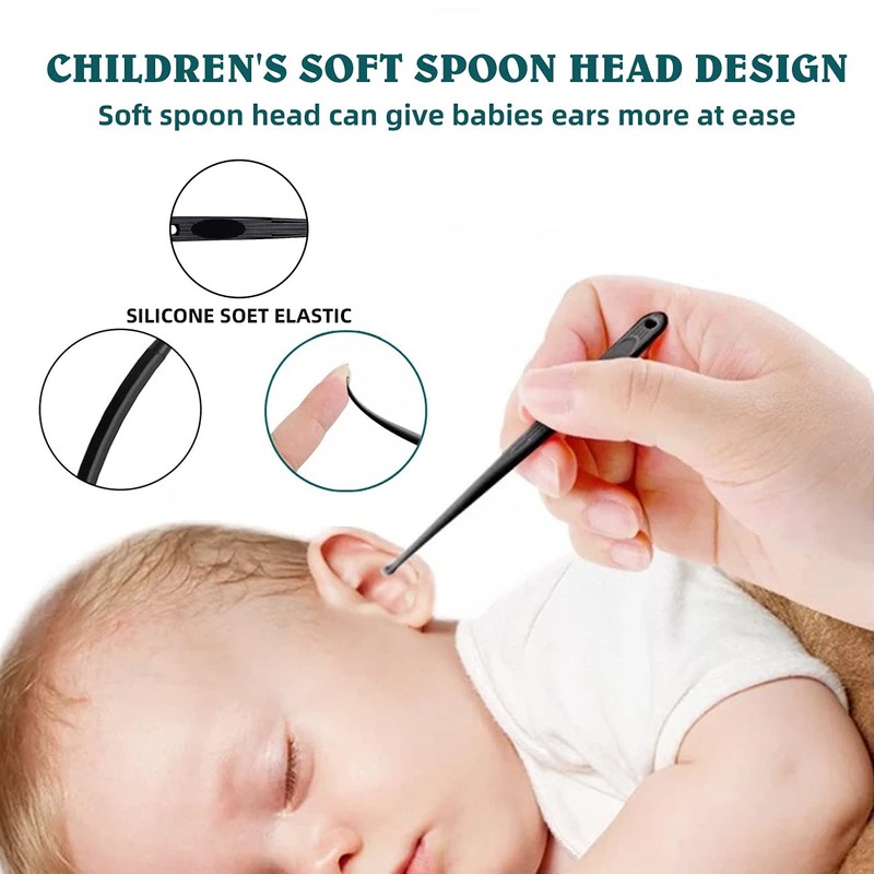 HOTX Ear Wax Removal Kit, Ear Cleansing, Cleaning Brush and
